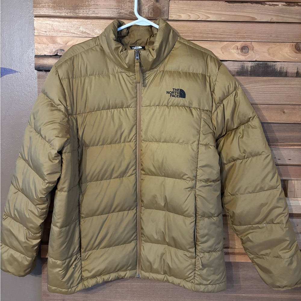 The North Face Khaki Puffer Jacket